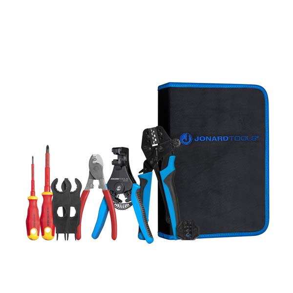 Jonard Tools - Solar Panel MC3 & MC4 Crimping Tool Kit w/ Insulated Screwdrivers - UHS Hardware