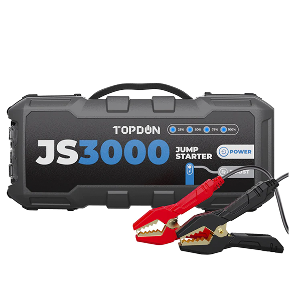 TOPDON - JumpSurge 3000 - Power Bank & Jumpstarter - Boost Function - w/Flashlight - 12V - UHS Hardware