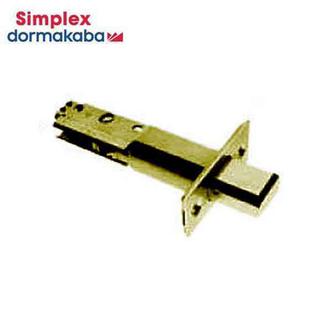 Simplex - 20206 - Deadbolt Assembly 2 3/8" Backset - Simplex Series 7108 - Bright Brass - UHS Hardware
