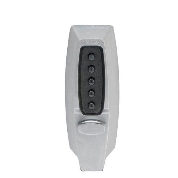 Simplex 7104 Pushbutton Keyless Latch Lock - 26D - Satin Chrome - UHS Hardware