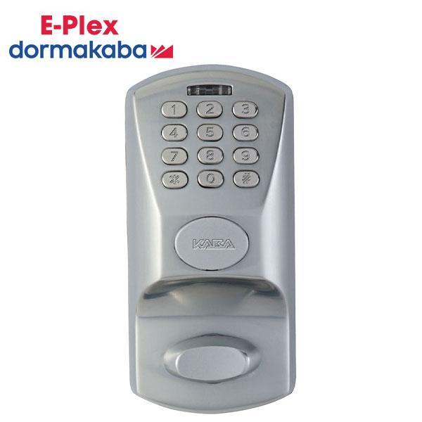 E-Plex 1502 Electronic Pushbutton Keyless Lock - Deadbolt - 626 - Satin Chrome - w/ Key Override - UHS Hardware