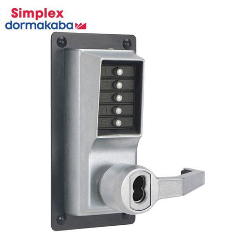 Simplex - LRP1020B - Mechanical Pushbutton Exit Trim Lever Lock - SFIC ...