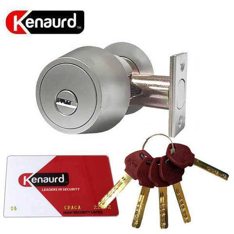 High Security - Commercial Knob & Deadbolt Lockset Combo - 26D Satin Chrome - UHS Hardware