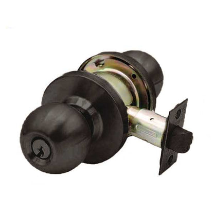 Commercial Door Knob Set - 2-3/4” Standard Backset - Oil Rubbed Bronze - Storeroom - Grade 2 - UHS Hardware