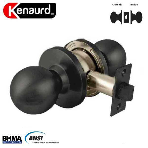 Commercial Door Knob Set - 2-3/4” Standard Backset - Oil Rubbed Bronze - Passage - Grade 2 - UHS Hardware