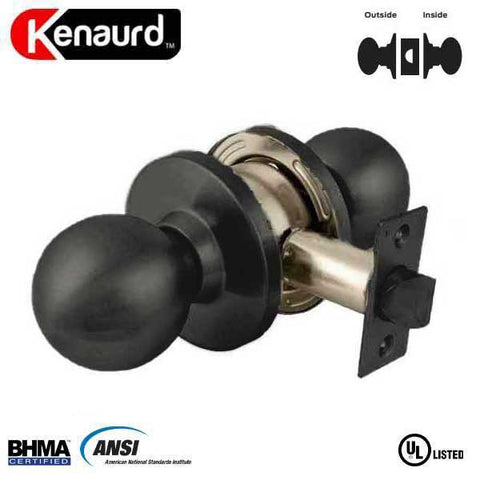 Commercial Door Knob Set - 2-3/4” Standard Backset - Oil Rubbed Bronze - Passage - Grade 2 - UHS Hardware