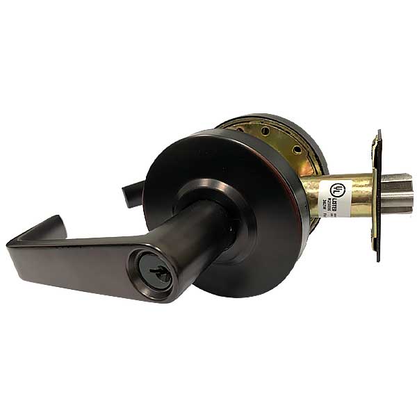 Commercial Lever Handle - 2-3/4” Standard Backest - Oil Rubbed Bronze - Classroom - Grade 2 - UHS Hardware