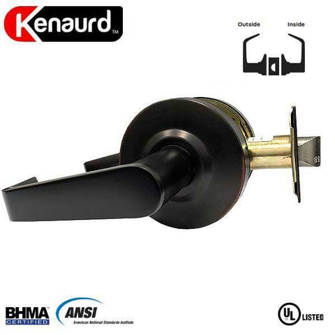 Commercial Lever Handle - 2-3/4” Standard Backset - Oil Rubbed Bronze - Passage - Grade 2 - UHS Hardware