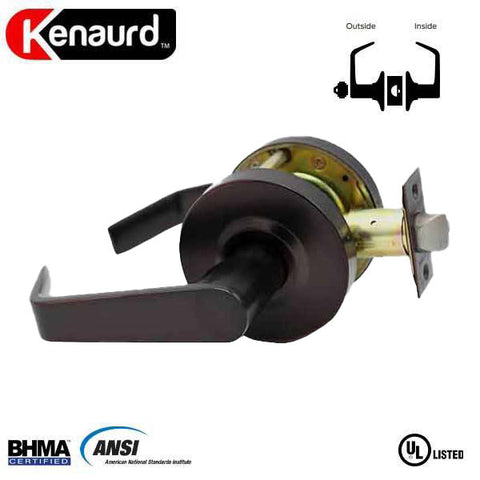 Commercial Lever Handle - 2-3/4” Standard Backset - Oil Rubbed Bronze - Storeroom - Grade 2 - UHS Hardware