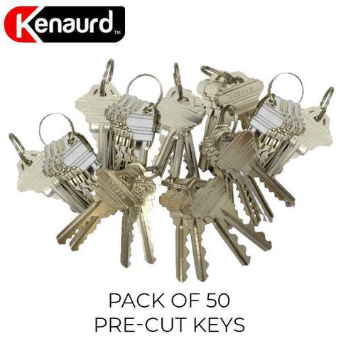 Premium Pre-Cut Schlage Keys - SC1 - (Pack of 50) - UHS Hardware