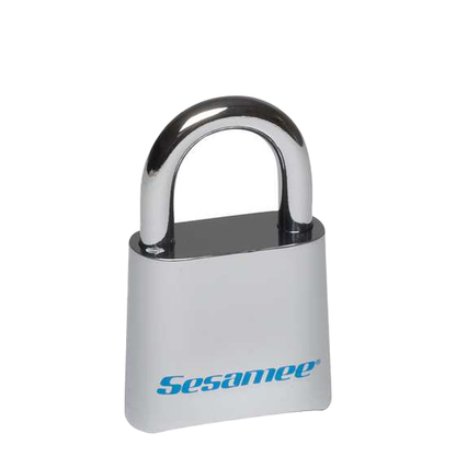 CCL - 436/437 Series - Sesamee 4-Dial Round Body Marine Padlock / Solid Brass / Chrome Plated / KCR0436 - UHS Hardware