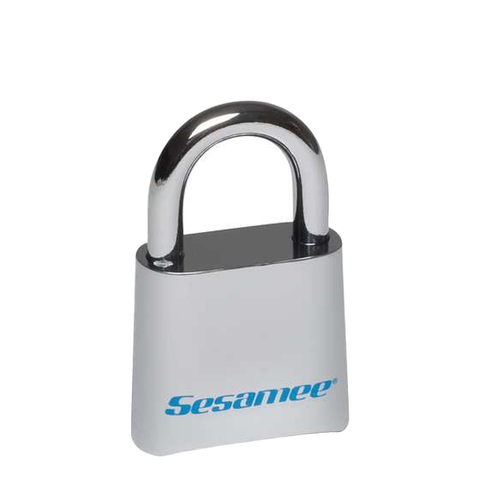 CCL - 436/437 Series - Sesamee 4-Dial Round Body Marine Padlock / Solid Brass / Chrome Plated / KCR0436 - UHS Hardware