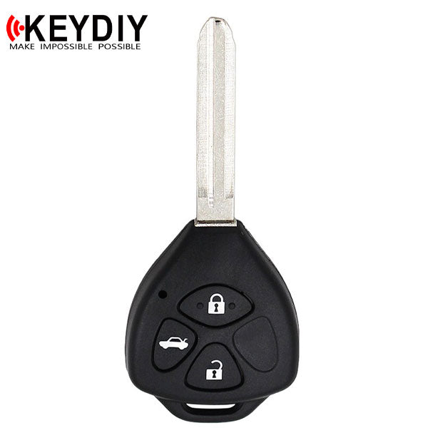 KEYDIY - Toyota Style - 3-Button Remote Head Key Blank  (KD-B05-3) - UHS Hardware