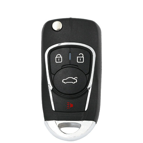 KEYDIY - GM Style - 4-Button Flip Key Blank (KD-B22-4) - UHS Hardware
