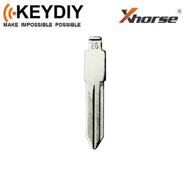 KEYDIY - B102 - Flip Key Blade - #26 - For Xhorse / Keydiy Universal Remote Flip Keys - UHS Hardware