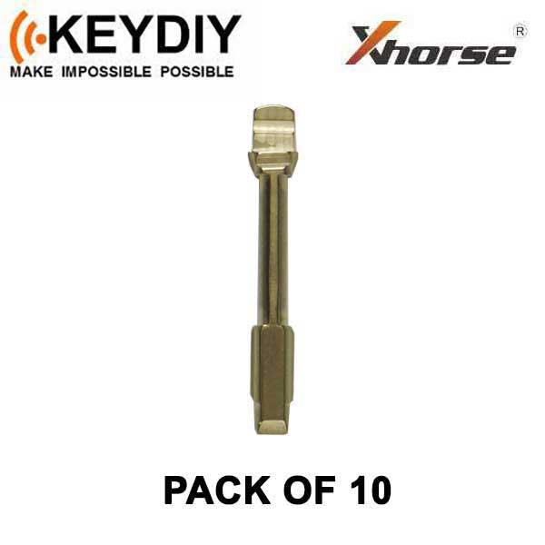 KEYDIY - FO21 - Flip Key Blade - #Y39 - Unmarked - For Xhorse / Keydiy Universal Remote Flip Keys - Pack of 10 - UHS Hardware