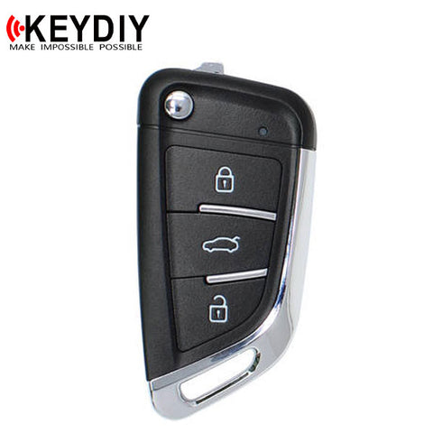 KEYDIY - BMW Knife Style - 3-Button Flip Key Blank w/ Integrated Chip  (KD-NB29) - UHS Hardware