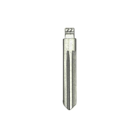 KEYDIY - DA34 / NSN14 - Flip Key Blade - #22 - For Xhorse / Keydiy Universal Remote Flip Keys - Pack of 10 - UHS Hardware