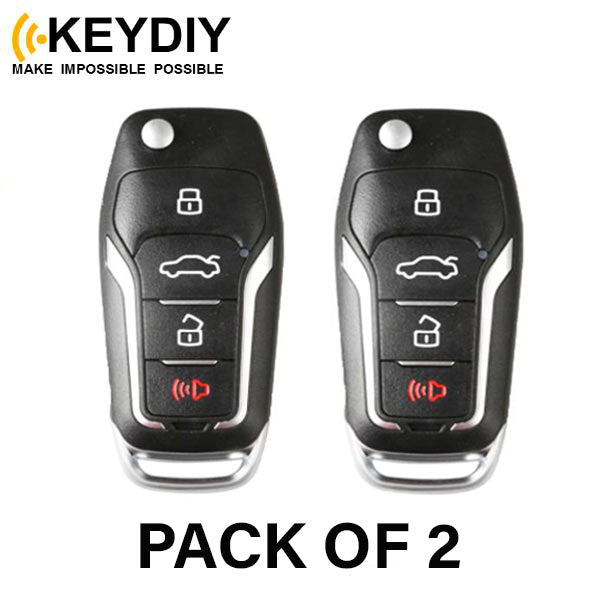 2 x KEYDIY PKE - Universal Passive Keyless Entry Flip Key - Turn Any Key To Comfort Access! (2 for 1) - UHS Hardware