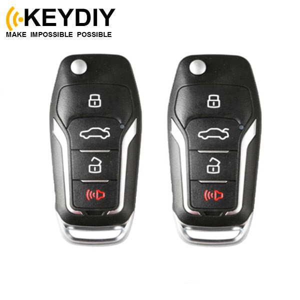 2 x KEYDIY PKE - Universal Passive Keyless Entry Flip Key - Turn Any Key To Comfort Access! (2 for 1) - UHS Hardware