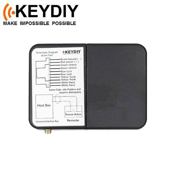 KEYDIY - Remote Universal Interface - 10 Pin Adapter Box - Flip Key Remote Adapter - UHS Hardware