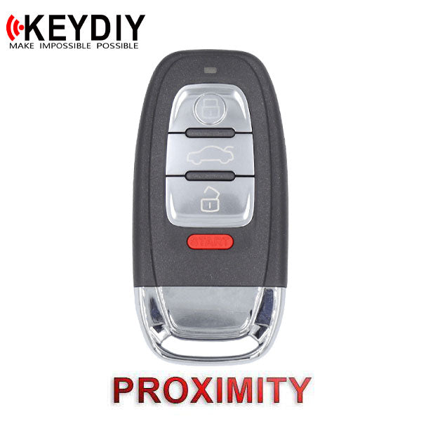 KEYDIY Audi Style 4-Button Universal Smart Key w/ Proximity Function (KD-ZB01) - UHS Hardware