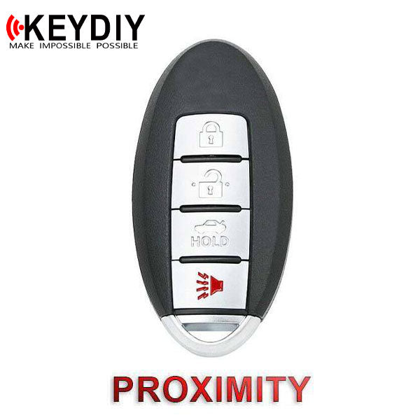 KEYDIY Nissan Infiniti Style 4-Button Universal Smart Key w/ Proximity Function (KD-ZB03-4) - UHS Hardware