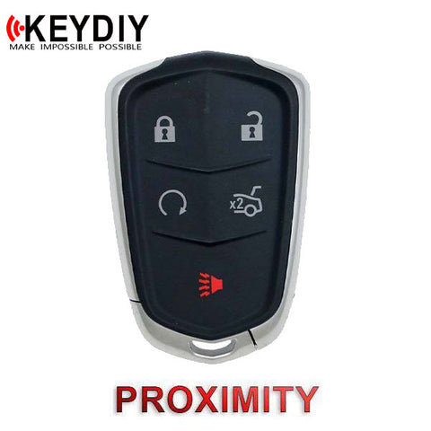 KEYDIY Cadillac Style 5-Button Universal Smart Key (KD-ZB05-5) - UHS Hardware