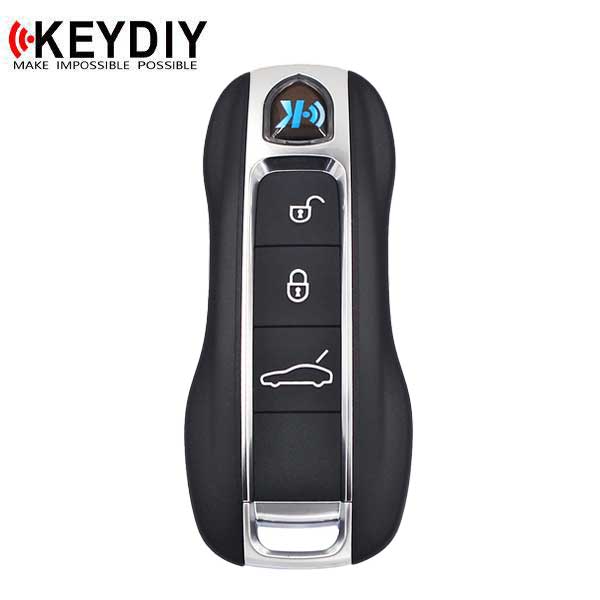 KEYDIY - Porsche Style - 3-Button Smart Key Blank - Black (KD-ZB19) - UHS Hardware