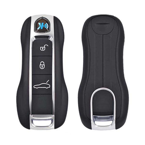 KEYDIY - Porsche Style - 3-Button Smart Key Blank - Black (KD-ZB19) - UHS Hardware