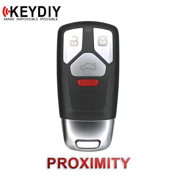 KEYDIY Audi Style 4-Button Universal Smart Key w/ Proximity Function (KD-ZB26-4) - UHS Hardware
