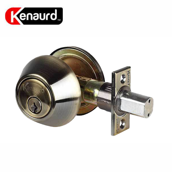 Premium Double Cylinder Deadbolt Lock - Antique Brass (SC1 /KW1) - UHS Hardware