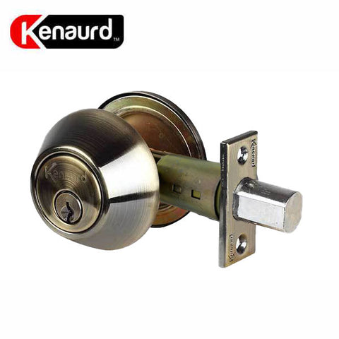 Premium Single Cylinder Deadbolt Lock - Antique Brass  (SC1/KW1) - UHS Hardware