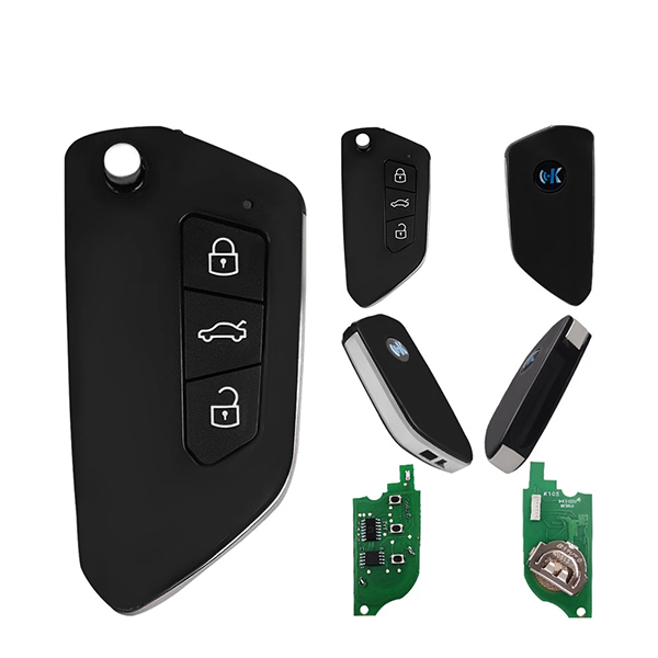 KEYDIY - 3-Button Universal Remote Flip Key Remote Blank (KD-B33) - UHS Hardware
