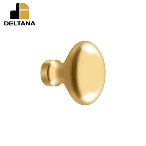 Deltana - Knob - Oval/Egg Shape - Optional Finish