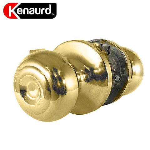 Premium Knob Set Lock - Passage - PB - Polish Brass - UHS Hardware