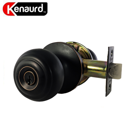 Premium Knobset Entry Lock - Oil Rubbed Bronze - ORB - (SC1 / KW1) - UHS Hardware