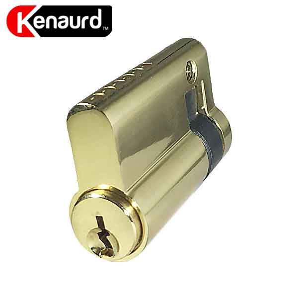 Profile Cylinder – Single Sided - US3 –Polished Brass - (SC1) (46mm) - UHS Hardware