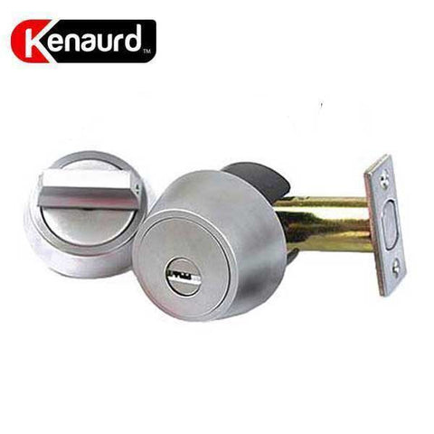 Heavy Duty Satin Chrome Deadbolt Lock - Grade 2, Fire Rated, ADA Compliant
