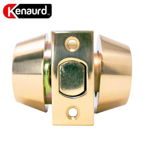 Premium High Security - Deadbolt - Double Cylinder - #06 Keyway - US26D - Polished Brass - UHS Hardware