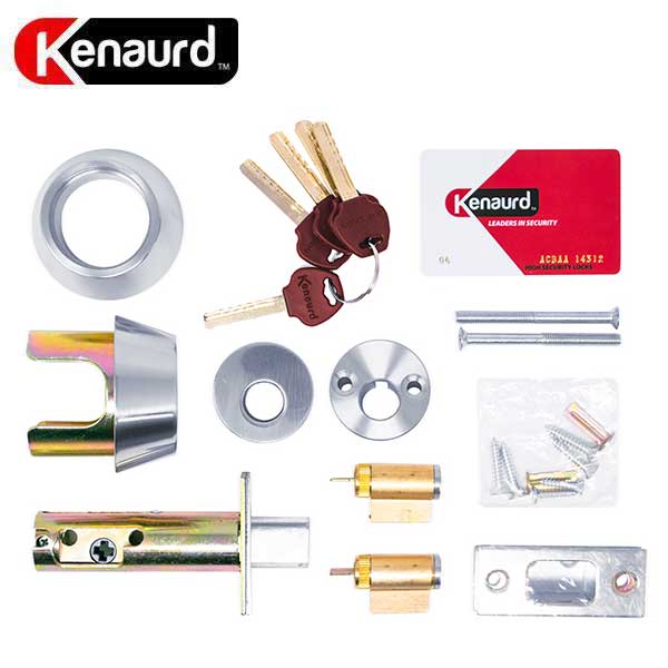 Premium High Security - Deadbolt - Double Cylinder - #06 Keyway - US26D - Satin Silver - UHS Hardware