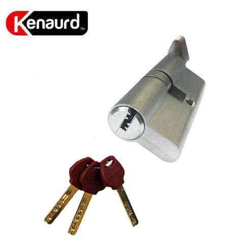 High Security - Thumb Turn - Euro Profile Cylinder - US26D  - Satin Silver - UHS Hardware