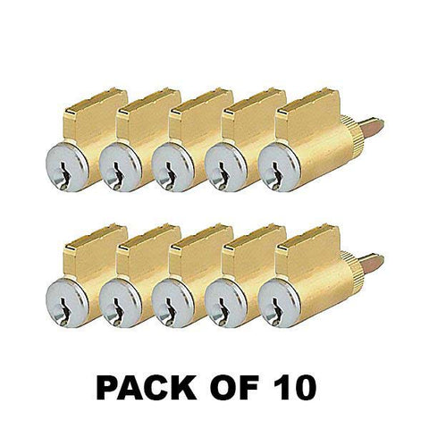 Premium Key-In-Knob (KIK) Cylinder - US26D  (Pack of 10) - UHS Hardware
