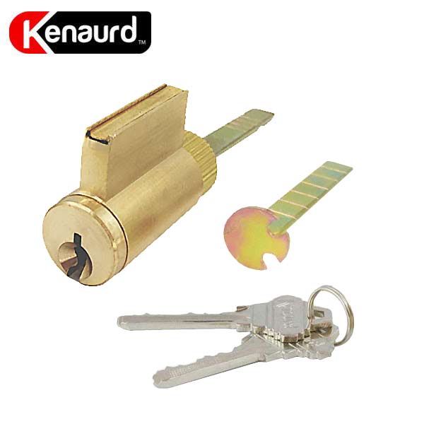 Premium Key-In-Knob (KIK) Cylinder - US3 - Polished Brass  (SC1 / KW1) - UHS Hardware
