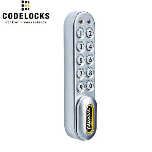 Code Locks - KL1060 - NetCode Electronic Kit Lock - Locker Lock - Optional Handing - Silver - UHS Hardware