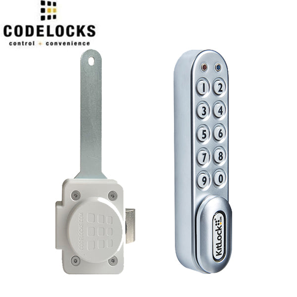 CodeLocks - KL1000-SL - Classic Electronic Kit Lock - Locker Lock Slam ...