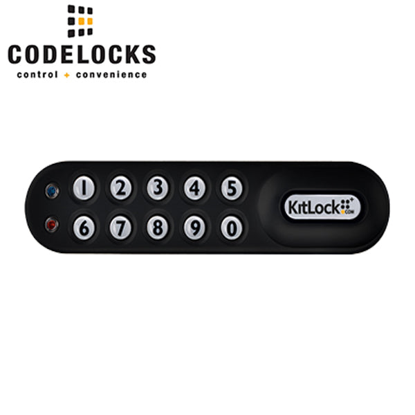Code Locks - KL1006KIT - Classic Electronic Kit Lock - Interchangeable Spindle to Fit 1/4" - 1" Door Thickness - Locker Lock - Optional Handing - Optional Finish - UHS Hardware