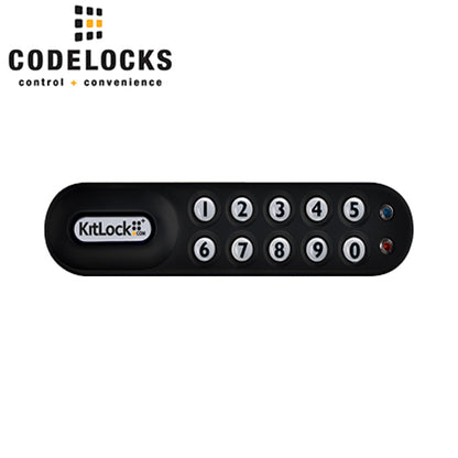 Code Locks - KL1006KIT - Classic Electronic Kit Lock - Interchangeable Spindle to Fit 1/4" - 1" Door Thickness - Locker Lock - Optional Handing - Optional Finish - UHS Hardware