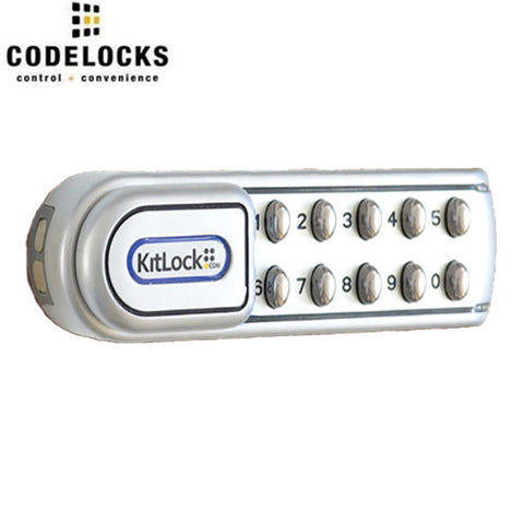 Code Locks - KL1200 - Electronic KitLock - Heavy Duty Locker Lock - Optional Handing - Silver - UHS Hardware