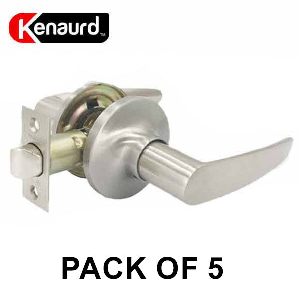 Premium Design #2 Passage Lever Set - Grade 3 - Satin Nickel (Pack of 5) - UHS Hardware